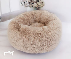 Plush Warm Dog Bed In Winter